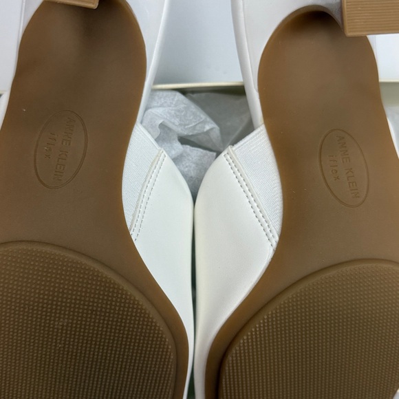 Anne Klein Women's Jerilyn Square Toe Dress Sandals- White- Size 7 - Picture 13 of 13